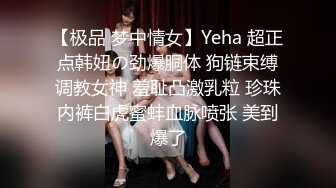 【极品 梦中情女】Yeha 超正点韩妞の劲爆胴体 狗链束缚调教女神 羞耻凸激乳粒 珍珠内裤白虎蜜蚌血脉喷张 美到爆了