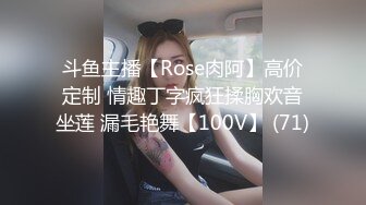 斗鱼主播【Rose肉阿】高价定制 情趣丁字疯狂揉胸欢音坐莲 漏毛艳舞【100V】 (71)