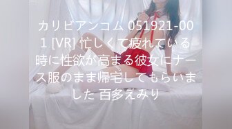 カリビアンコム 051921-001 [VR] 忙しくて疲れている時に性欲が高まる彼女にナース服のまま帰宅してもらいました 百多えみり