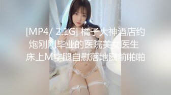 [MP4/ 2.1G] 橘子大神酒店约炮刚刚毕业的医院美女医生 床上M字腿自慰落地窗前啪啪